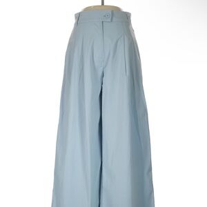 Cider Light Blue Wide-Leg Straight Pants